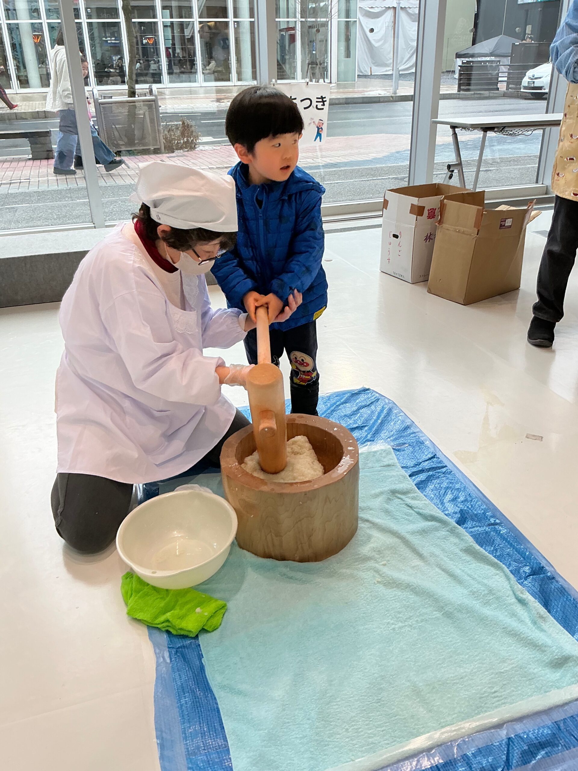 こどもはっちで小正月