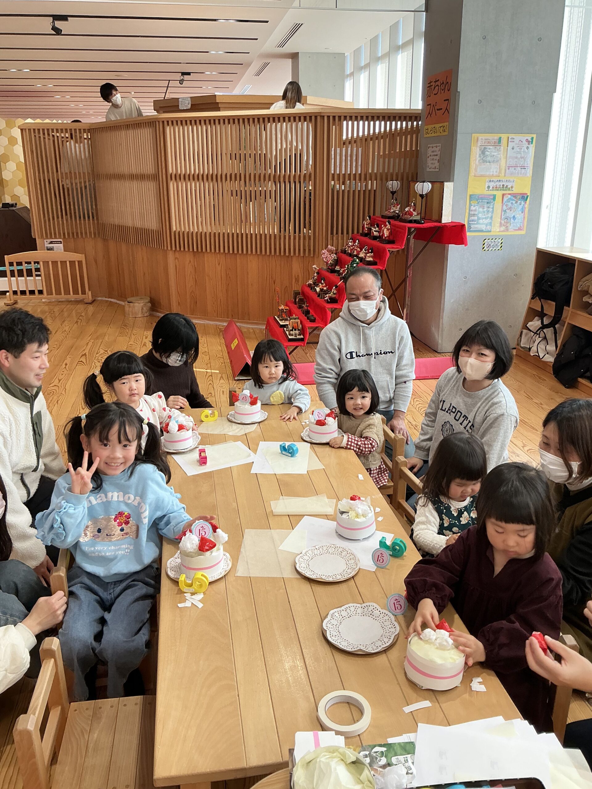 ２月の週末おやこ工作